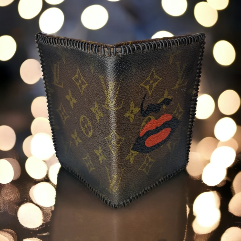 Upcycled Louis Vuitton Passport Cover